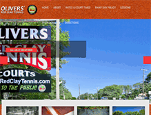 Tablet Screenshot of oliverstennis.com